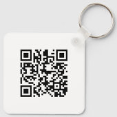 Porte-clés Bitcoin QR Code personnalisé (Dos)
