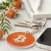 Porte-clés Bitcoin Standard (Huile, Style : 2) (Devant droit)