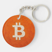 Porte-clés Bitcoin Standard (Huile, Style : 2) (Dos)