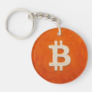 Porte-clés Bitcoin Standard (Huile, Style : 2)