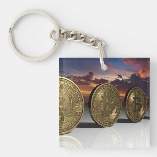 Porte-clés Bitcoins (Devant)