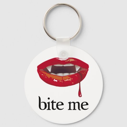 Porte-clés Bite Me Vampire (Recto)