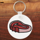 Porte-clés Bitten Steak Viande (Recto)