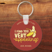 Porte-clés Bizarre appétissante Banana Pun mignon Saint-Valen (Recto)