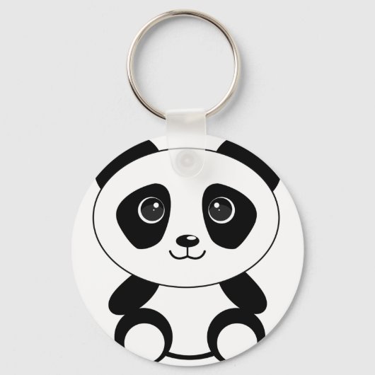 Porte-clés Bizarre d'ours de panda (Recto)