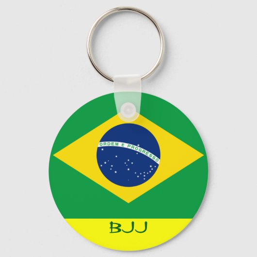 Porte-clés BJJ, Jiu Jitsu, Brésil (Recto)