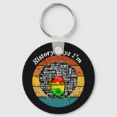Porte-clés Black Afro Woman (Verso)