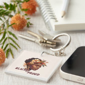 Porte-clés Black and proud (Devant Droit)