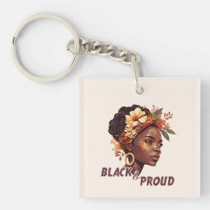 Porte-clés Black and proud