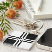 Porte-clés Black and white fantasy (Devant Droit)