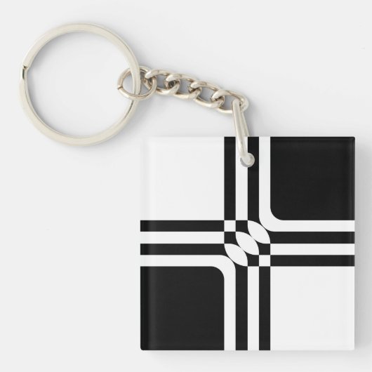 Porte-clés Black and white fantasy (Devant)