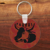 Porte-clés Black and White Taurus Keychain (Recto)