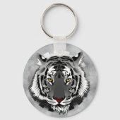 Porte-clés Black And White Tiger (Recto)