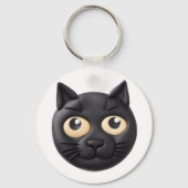 Porte-clés Black Cat 3D Inspiré (Verso)