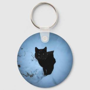 Porte-clés Black cat spotlight