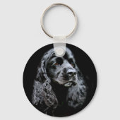 Porte-clés Black Cocker Spaniel (Recto)
