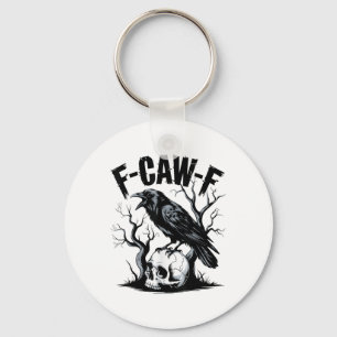 Porte-clés Black Crow, F-caw-f Funny Black Bird