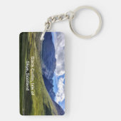 Porte-clés Black Cuillin Mountain sur l'île de Skye, Écosse (Dos)