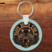 Porte-clés Black Death Tire Co. -Ou (Recto)