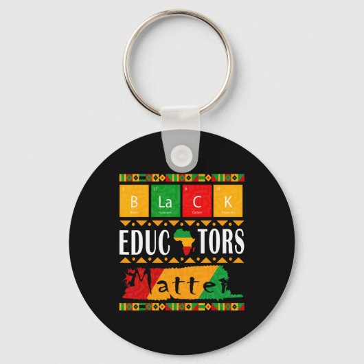 Porte-clés Black Educators Probleme Black History Moth Pride (Recto)