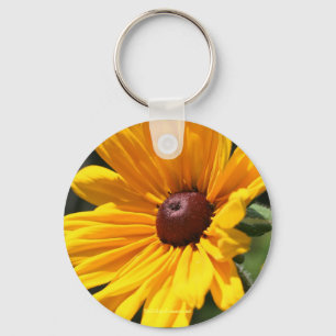 Porte-clés Black Eyed Susan Flower Porte - clé