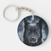 Porte-clés Black German Shepherd (Devant)