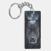 Porte-clés Black German Shepherd (Devant gauche)