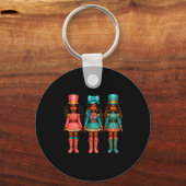 Porte-clés Black Girl Nutcracker Christmas Nk Nutcracker Xmas (Recto)