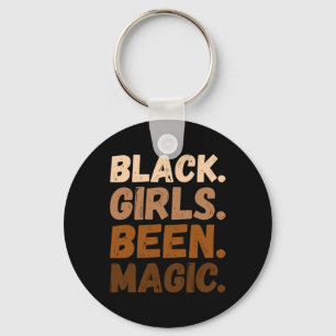 Porte-clés Black Girls Been Magic Melanin Af Africain-América