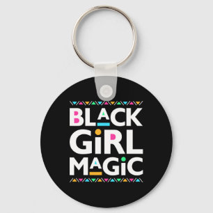 Porte-clés Black Girls Magic Melanin Histoire africaine-améri