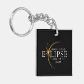 Porte-clés Black & Gold 2024 Texas Total Solar Eclipse (Devant gauche)