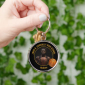 Porte-clés Black Gold High School Basketball Player Photo (Main)