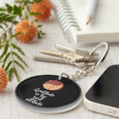 Porte-clés Black Gratitude Acrylic Keychain (Devant Droit)