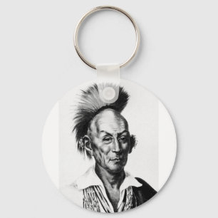 Porte-clés Black Hawk ~ Sac Sauk Chef indien
