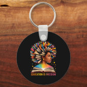 Porte-clés Black History Education Is Dom Books Black History (Recto)