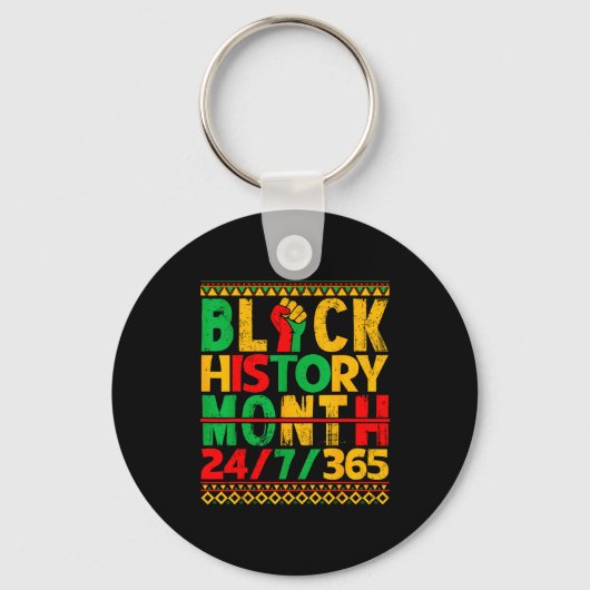 Porte-clés Black History Is American History African Men Wome (Recto)