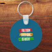 Porte-clés Black History Month Dom Everyone Is Right 10 T  (Recto)