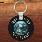 Porte-clés Black Juste Visiting (Recto)