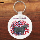 Porte-clés Black Lab American Pride Porte - clé (Recto)