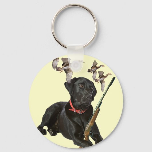 Porte-clés Black Lab chasse le Porte - clé (Recto)