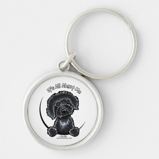 Porte-clés Black Labradodle IAAM (Devant)