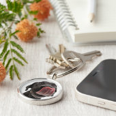 Porte-clés Black Labrador Licking (Côté)