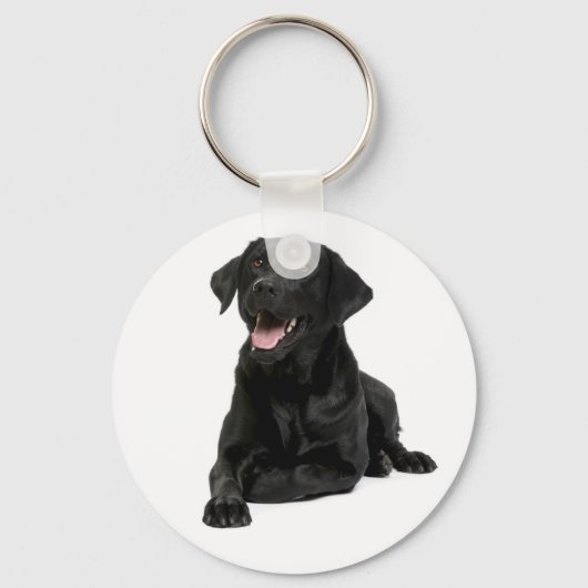 Porte-clés Black Labrador Retriever Chien Chien Chien Porte - (Recto)