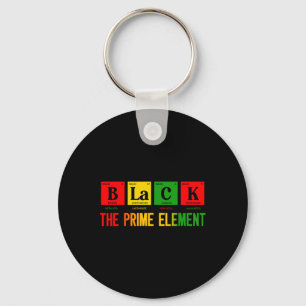 Porte-clés Black L'élément primordial Mois de l'histoire des