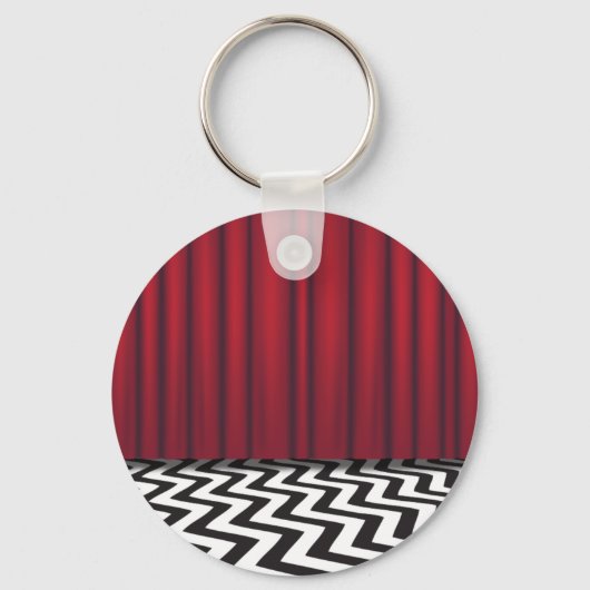 Porte-clés Black Lodge Red Room (Recto)