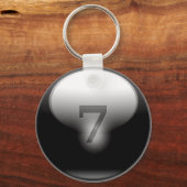 Porte-clés Black Lucky 7 (Recto)