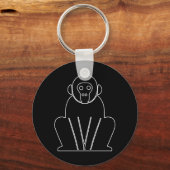 Porte-clés BLACK MONKEY Sleutelhanger (Voorkant)