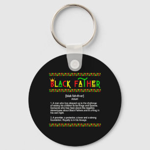 Porte-clés Black Papa Melanin Père Junetdix Fête des pères M