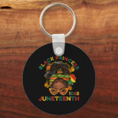 Porte-clés Black Princes Juneteenth 1865 Mois de l'Histoire M (Recto)