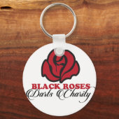 Porte-clés Black Roses Darts Charity Keyring (Recto)
